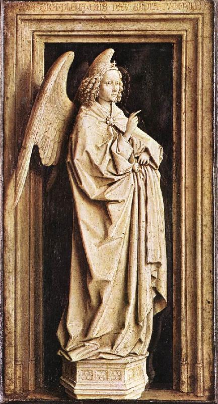 EYCK, Jan van Annunciation ssd oil painting image